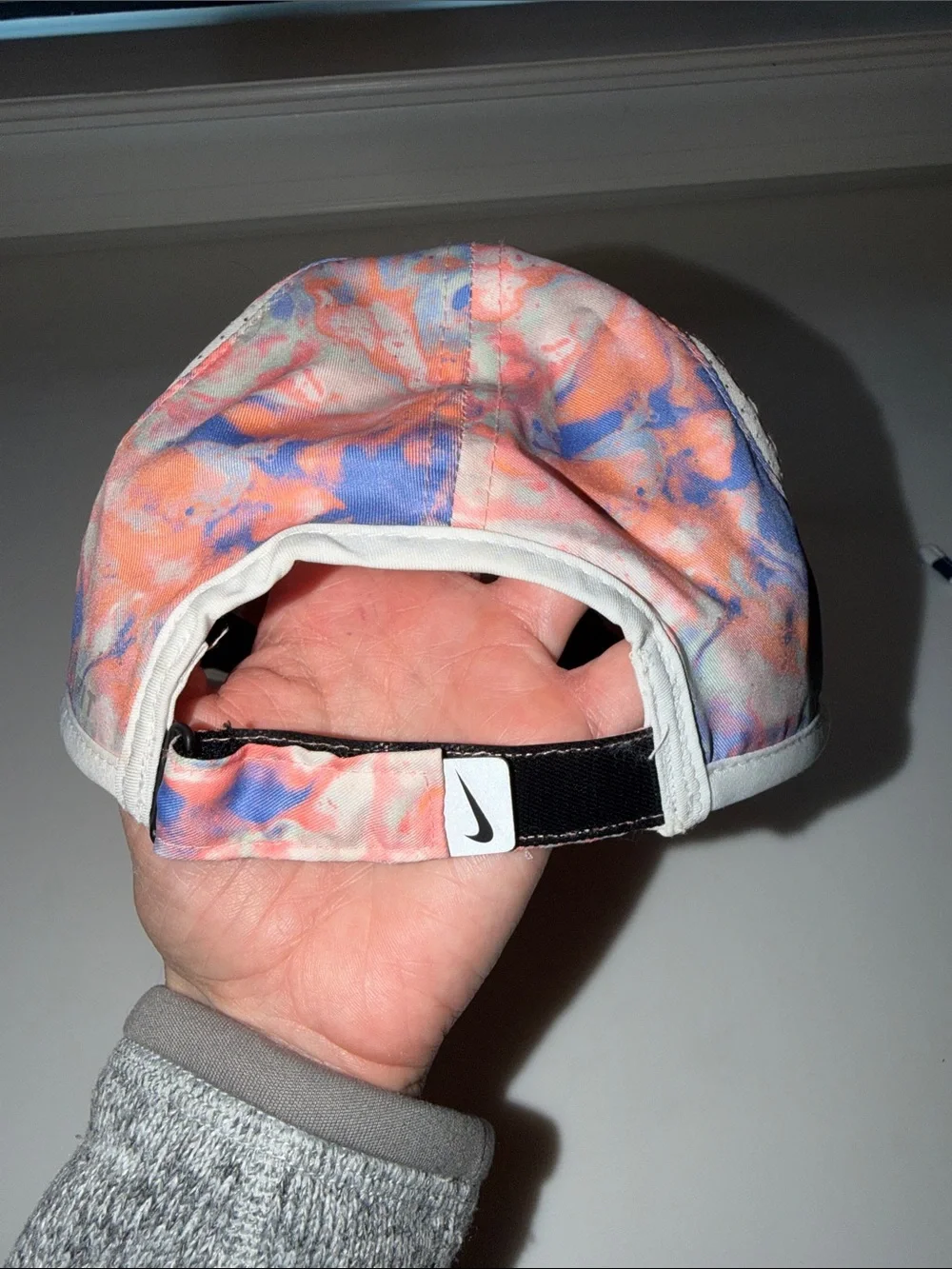 Nike Pastel Marble Running Cap - Pink, Lavender & White